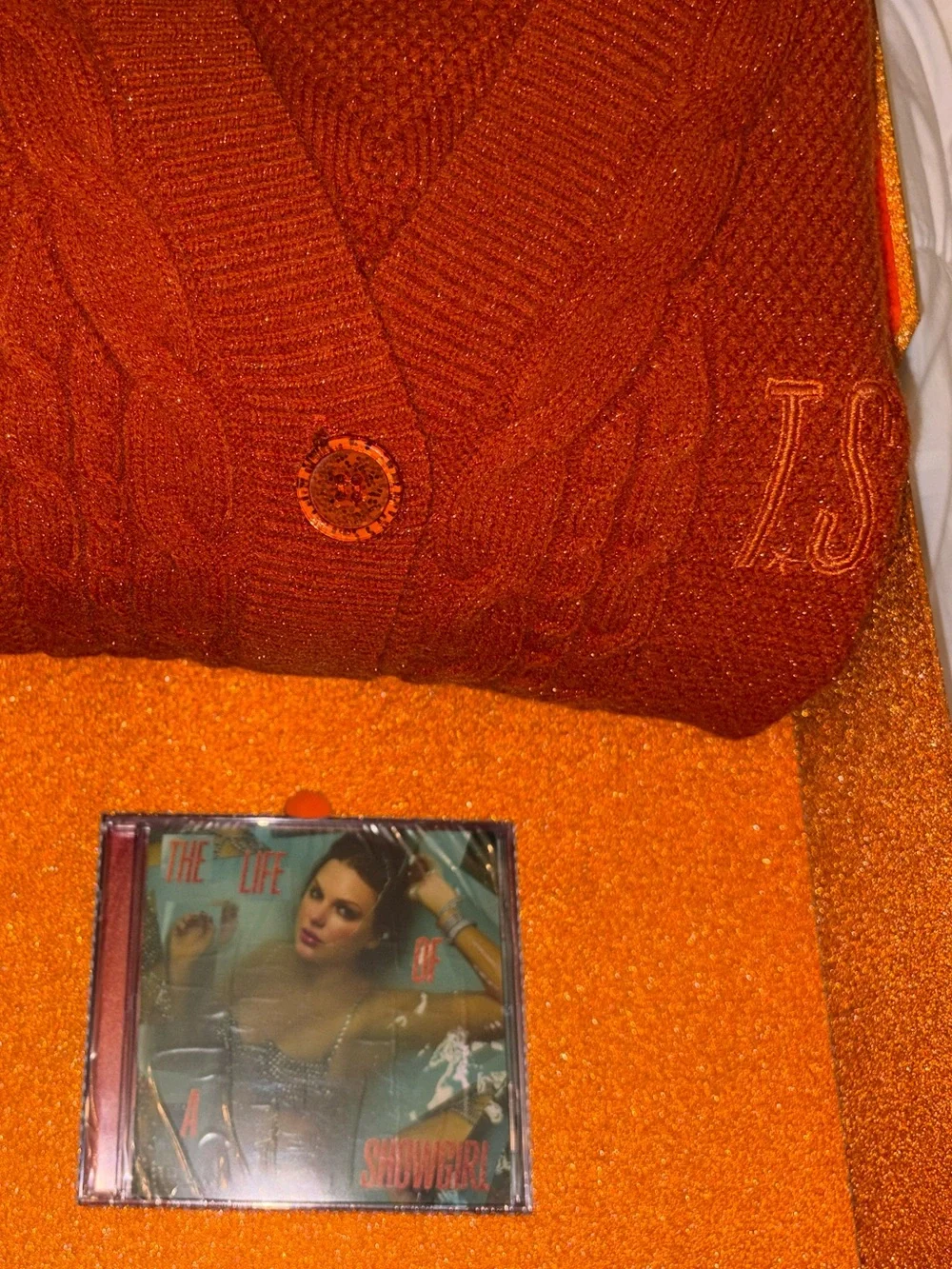 Showgirl Life of Showgirl limited edition vinyl, cardigan and cd